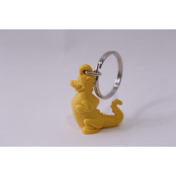 Tupperware Accessories - Tupperware, Yellow, Douglas Dirtwalker, Dinosaur, Keychain, ~ 250729-WH 1335